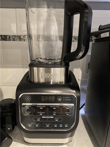 Ninja Foodi Blender and Soup Maker jug empty and ready after the Clean programme